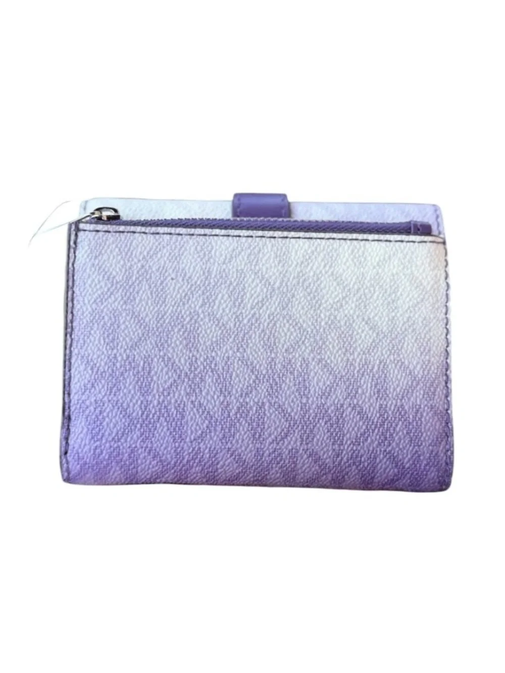 Michael Kors Lavender and Violet Leather Trifold Wallet